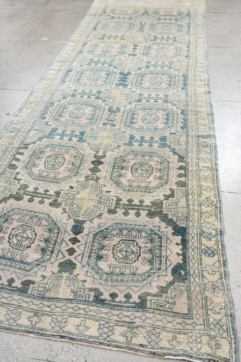 Antique Sarab Runner Rug (4' x 14')